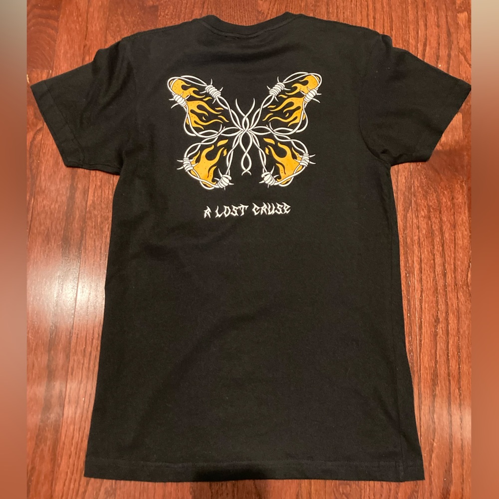 NWOT A Lost Cause t-shirt black sz S